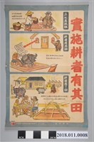藏品(中國農村復興聯合委員會編印實施耕者有其田海報)的圖片