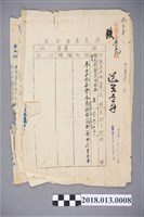 藏品(1939年廣東省執行委員會致鄒洪「各省市委員服務簡則」公文)的圖片