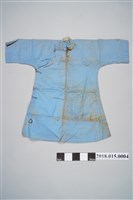藏品(天藍色棉質大襟女衫)的圖片