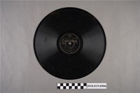 藏品(臺灣古倫美亞唱片公司發行編號80152《影戲說明：可憐的閨女(其三)、可憐的閨女(其四)》蟲膠唱片)的圖片