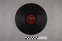 藏品(臺灣古倫美亞唱片公司發行編號80308《新歌劇：桃花泣血記(其一)、(其二)》蟲膠唱片)的圖片