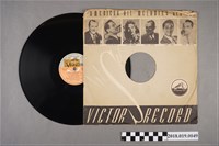 藏品(日本勝利唱片公司發行編號S-284《充滿友情的說服、平岡奇俠》蟲膠唱片)的圖片