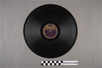 藏品(日蓄發行東洋商標發行編號F53A《西皮二六板：打金枝(其三)、(其四)》蟲膠唱片)的圖片