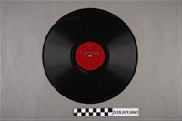 藏品(臺灣古倫美亞唱片公司發行編號15003A《南管清曲：回想當日(頭段)、回想當日(二段)》蟲膠唱片)的圖片