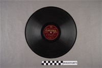 藏品(臺灣古倫美亞唱片公司發行編號80008A《北管福路：伍員過招關(上)、過招關托夢(下)》蟲膠唱片)的圖片