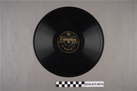 藏品(臺灣古倫美亞唱片公司發行編號80015A(F577)《小曲：賣畫(上)、(下)》蟲膠唱片)的圖片