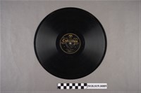 藏品(臺灣古倫美亞唱片公司發行編號80056《歌仔戲：金菇看羊(三)、(四)》蟲膠唱片)的圖片