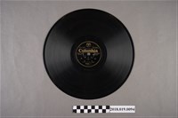 藏品(臺灣古倫美亞唱片公司發行編號80082《歌仔戲：鄭元和(上)、(下)》蟲膠唱片)的圖片