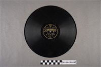 藏品(臺灣古倫美亞唱片公司發行編號80142《歌仔戲曲：益春留三哥(上)、(下)》蟲膠唱片)的圖片