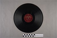 藏品(臺灣古倫美亞唱片公司發行編號80187《情曲：陳三自嘆(上)、(下)》蟲膠唱片)的圖片