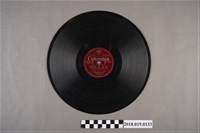 藏品(臺灣古倫美亞唱片公司發行編號80268《新欵歌仔曲：朝前配一集 雷文秀投親(一)、(二)》蟲膠唱片)的圖片