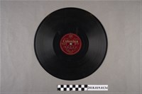 藏品(臺灣古倫美亞唱片公司發行編號80269《新欵歌仔曲：朝前配一集 雷文秀投親(三)、(四)》蟲膠唱片)的圖片