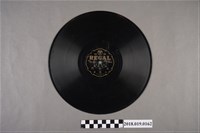 藏品(臺灣古倫美亞唱片公司發行利家商標編號T114《南管清曲 桃花破情：五花門(上)、(下)》蟲膠唱片)的圖片