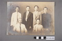 藏品(呂勤妹、吳錦來等6人家族合照)的圖片