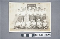 藏品(1933年台中師範學校學生獲得排球比賽優勝與教師合影)的圖片
