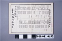 藏品(齒科醫療報酬額規定(臺中齒科醫師會-右ノ通○相定侯也))的圖片