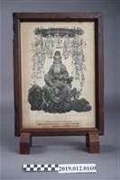 藏品(北港朝天宮參拜紀念小屏風)的圖片