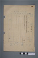 藏品(柯瑞吉臺灣省臺南縣政府教職員任用審查證明文件冊目錄)的圖片