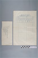 藏品(柯天送臺南縣立新化初級中學47學年度第1學期臨時試驗監考表)的圖片