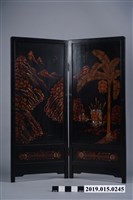 藏品(日月潭情調蓬萊塗屏風)的圖片