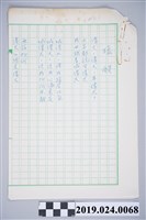 藏品(柯旗化詩作〈猛醒〉複寫稿)的圖片