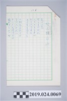 藏品(柯旗化詩作〈給人類自由〉複寫稿)的圖片