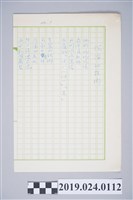 藏品(柯旗化詩作〈沉淪的故鄉〉複寫稿)的圖片