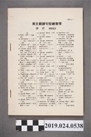 藏品(柯旗化編著《英文翻譯句型總整理索引》)的圖片