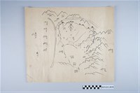 藏品(竹山東埔納溪周遭庄頭、砲台情勢手繪地圖 )的圖片