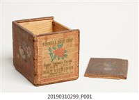 藏品(玫瑰圖案臺灣烏龍茶箱)的圖片