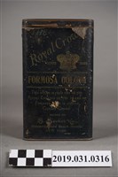 藏品(皇冠牌臺灣烏龍茶茶罐)的圖片