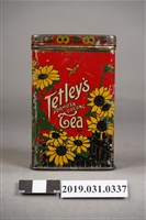 藏品(英國製造TETELY'S TEA向日葵圖樣臺灣烏龍調味茶茶葉罐)的圖片
