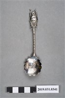 藏品(金屬福字壽字湯匙)的圖片