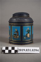 藏品(金屬製葡萄茶茶葉罐)的圖片
