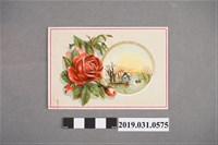 藏品(美國百週年紀念茶行玫瑰花圖樣文宣)的圖片