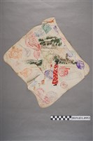 藏品(臺灣博覽會紀念章手帕)的圖片