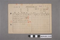 藏品(桃園陳茂松家庭用木炭購入票)的圖片