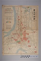 藏品(中島新一郎作〈一萬三千五百分之一昭和五年臺北市街圖〉)的圖片