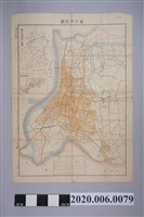 藏品(新高堂書店發行〈一萬三千分之一臺北市街圖〉)的圖片
