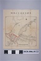 藏品(〈五千分之一基隆市區改正計畫圖〉)的圖片