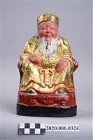 藏品(磚燒臺北西湖磁廠出品土地公神像)的圖片