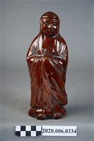 藏品(陶製臺灣南投菩提達摩神像)的圖片