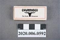 藏品(Das Steak餐廳火柴盒)的圖片