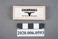 藏品(Das Steak餐廳火柴盒)的圖片