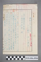 藏品(1945年1月24日斗六郡守寄臺南州支部長信件)的圖片