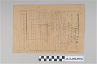 藏品(戰時造成的意外災害證明書第8579號（昭和20年5月30日發行）)的圖片