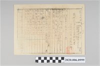 藏品(戰時造成的意外災害證明書第6650號（昭和20年6月10日發行）)的圖片