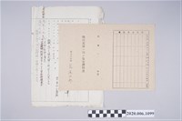 藏品(1945年4月26日戴大鼻家族之戰時造成的意外災害證明書與交付申請書)的圖片