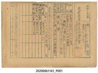 藏品(戰時造成的意外災害證明書第10493號（昭和20年6月10日發行）)的圖片