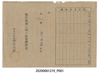 藏品(戰時造成的意外災害證明書第10554號（昭和20年6月10日發行）)的圖片